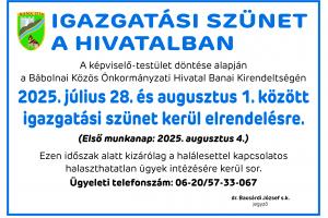 igazgatási szünet