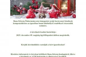 karácsonyi támogatás